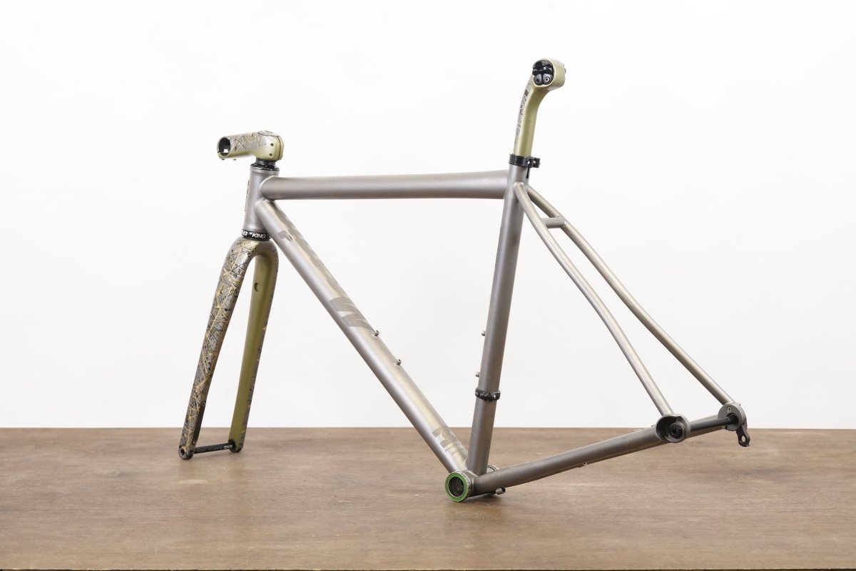 52cm Mosaic GT-1 AR ENVE Di2 Titanium Disc Brake Road Frameset + Stem