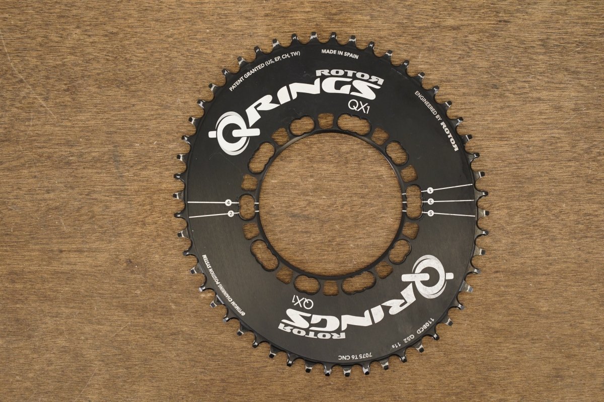 52T Rotor QX1 Q Rings 5x110BCD 1x 11 Speed Road Chainring