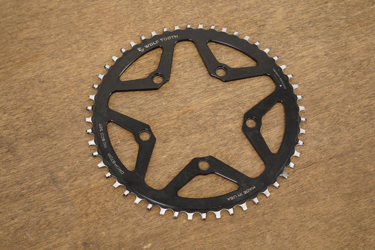52T Wolf Tooth Components 5x110 1x 11 Speed Road Chainring