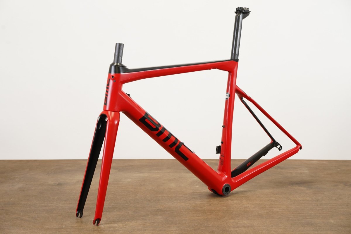 54cm BMC TeamMachine SLR01 Carbon Rim Brake Frameset SLR 01 *Repaired*