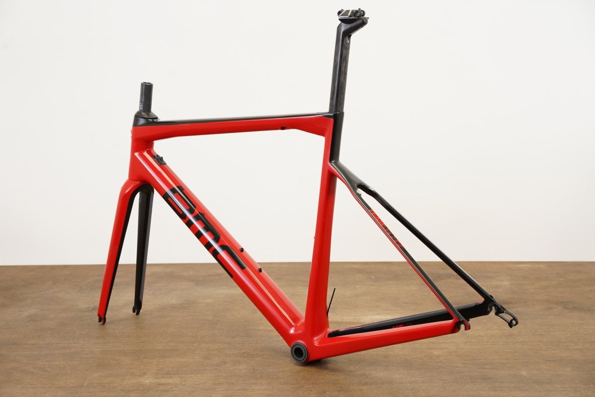54cm BMC TeamMachine SLR01 Carbon Rim Brake Frameset SLR 01 *Repaired*