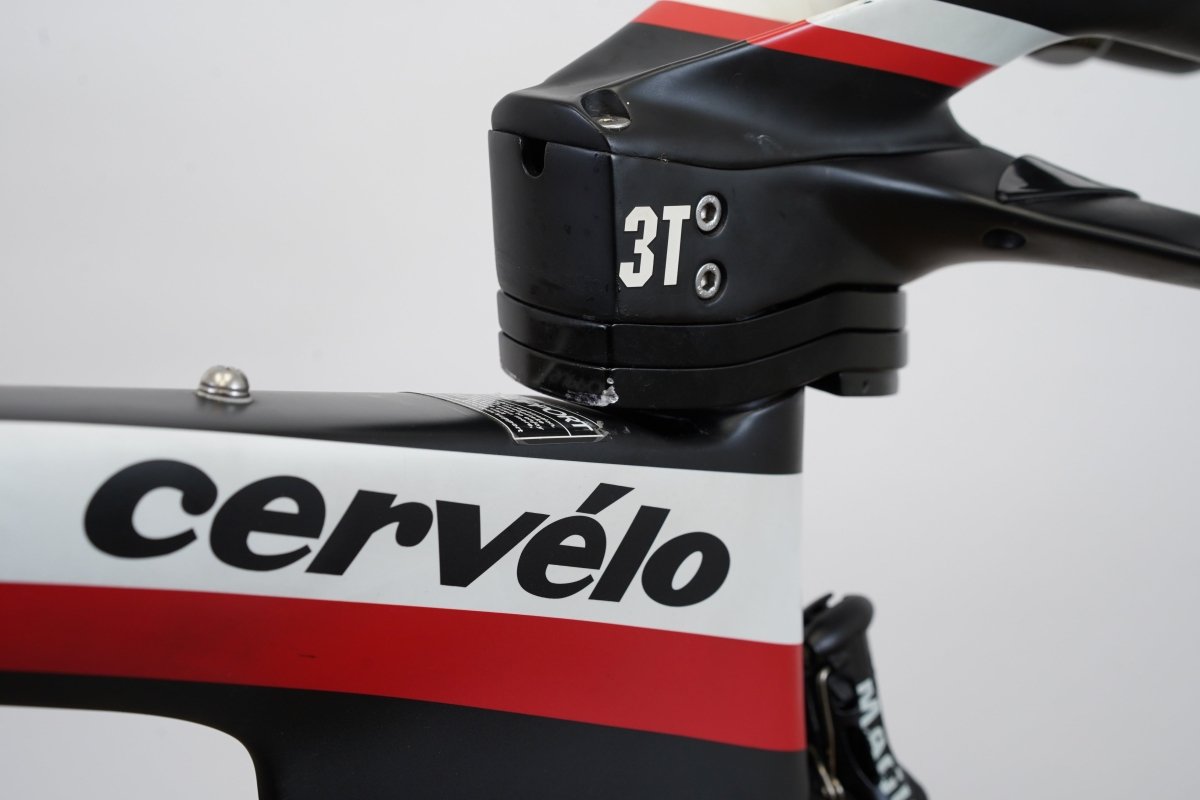 54cm Cervelo P5 TT Triathlon Carbon Rim Brake Frameset + Magura + Handlebar