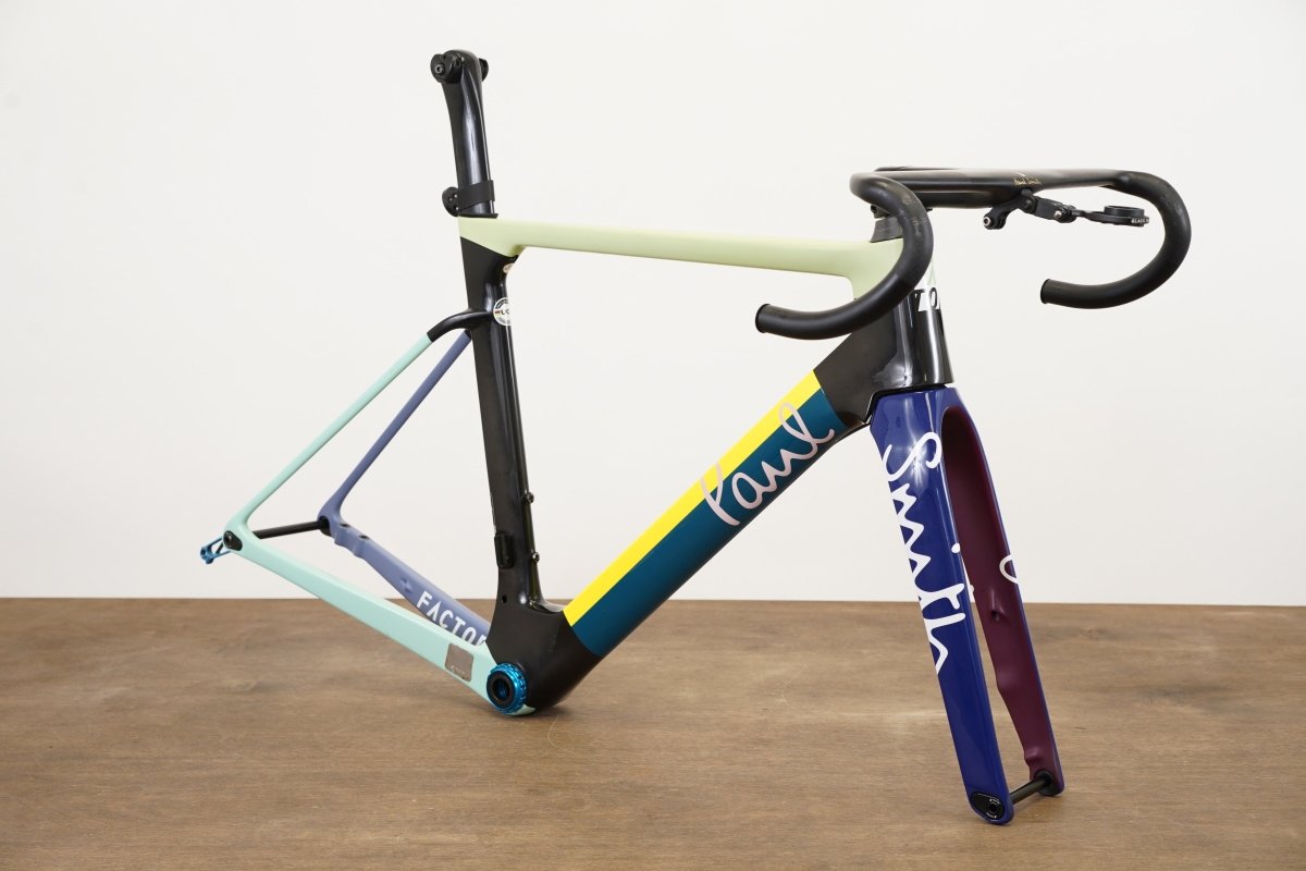 54cm Factor Ostro VAM V1 Paul Smith Edition Carbon Disc Road Frameset + Cockpit