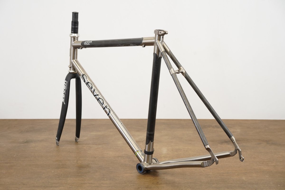 55cm Seven 622 SL Carbon Titanium Rim Brake Road Frameset (Custom Geometry)