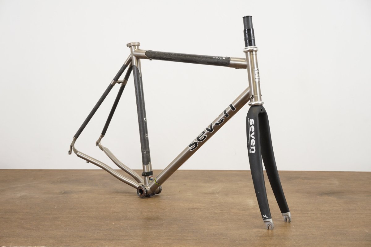 55cm Seven 622 SL Carbon Titanium Rim Brake Road Frameset (Custom Geometry)