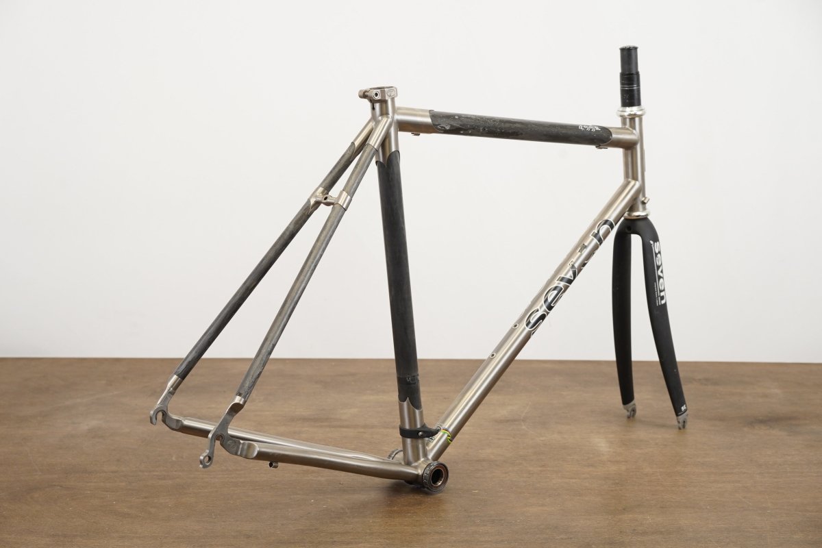 55cm Seven 622 SL Carbon Titanium Rim Brake Road Frameset (Custom Geometry)