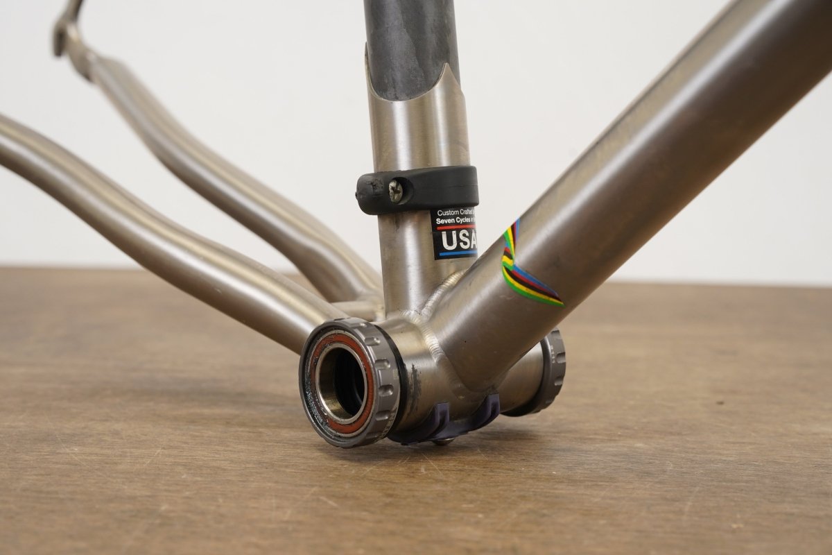 55cm Seven 622 SL Carbon Titanium Rim Brake Road Frameset (Custom Geometry)
