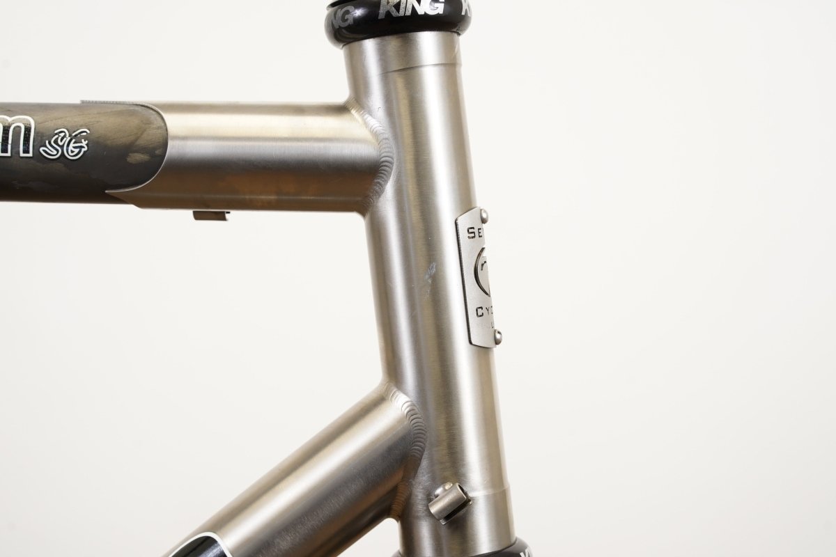 55cm Seven Elium SG Carbon Titanium Rim Brake Road Frameset