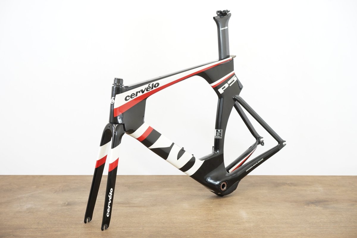 56cm Cervelo P5 TT Triathlon Carbon Rim Brake Frameset