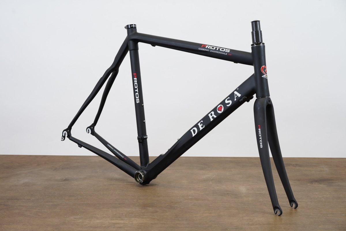 56cm De Rosa Protos Carbon Rim Brake Road Frameset