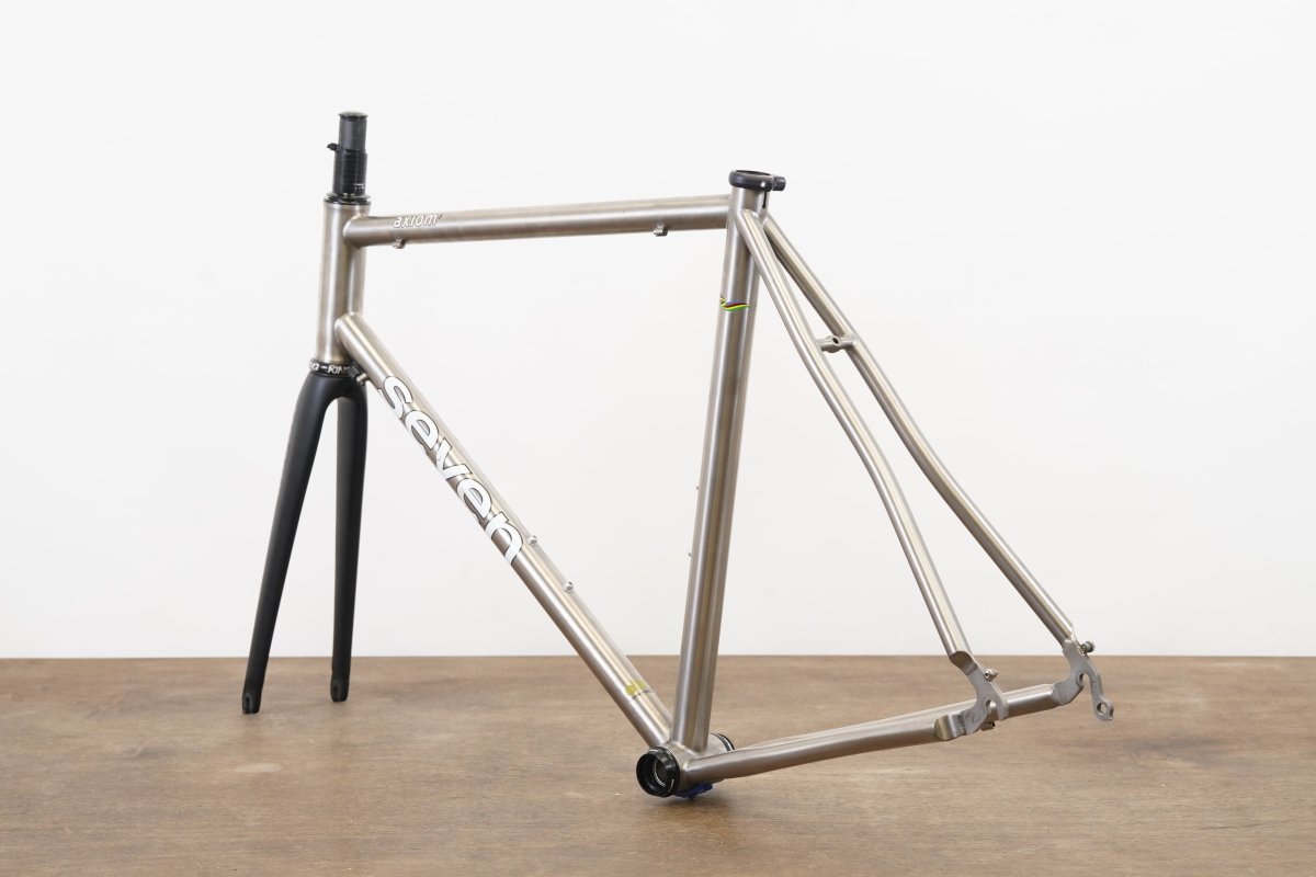 56cm Seven Axiom S Titanium Rim Brake Road Frameset