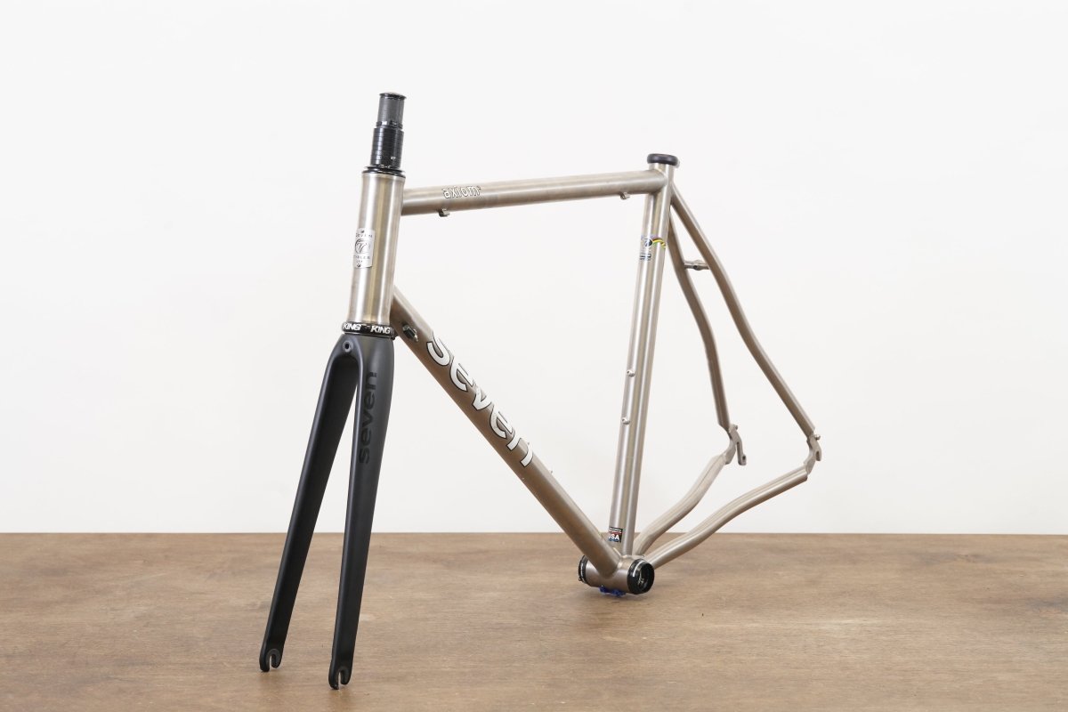 56cm Seven Axiom S Titanium Rim Brake Road Frameset