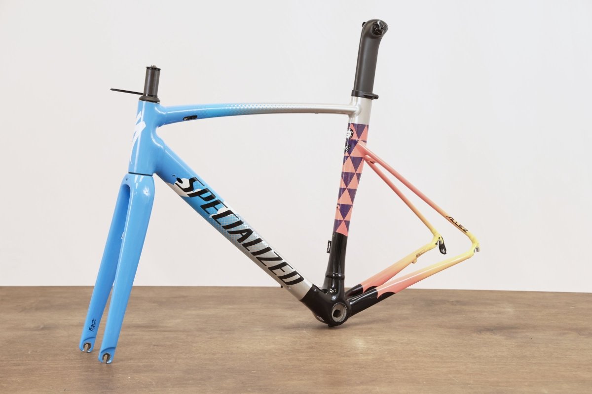 56cm Specialized Allez Sprint Red Hook Crit Alloy Rim Brake Road Frameset