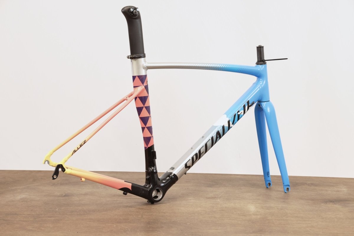 56cm Specialized Allez Sprint Red Hook Crit Alloy Rim Brake Road Frameset