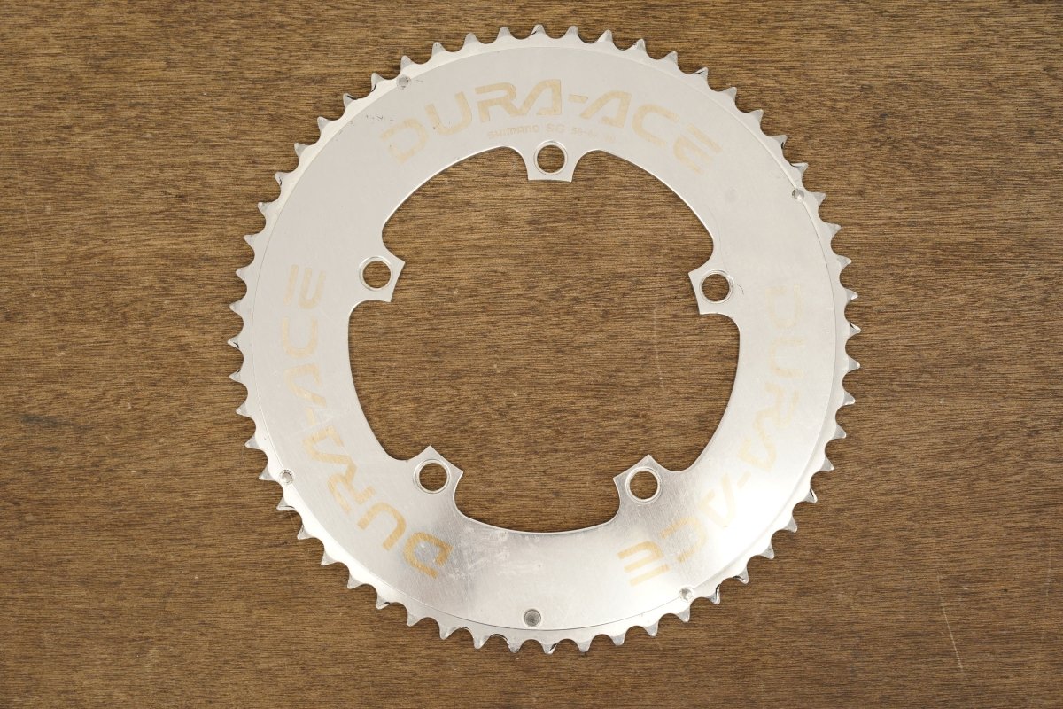 56T Shimano Dura-Ace 7700 5x130BCD Road TT Time Trial Chainring