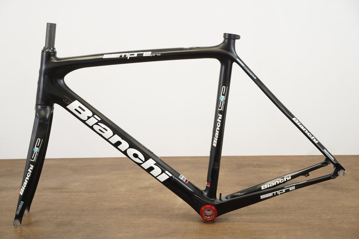 57cm Bianchi Sempre Pro Carbon Aero Rim Brake Road Frameset