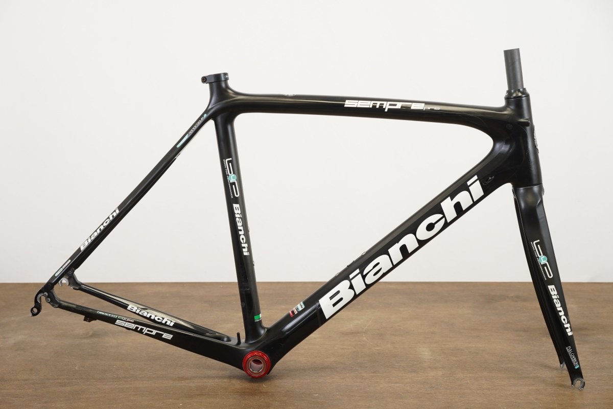 57cm Bianchi Sempre Pro Carbon Aero Rim Brake Road Frameset