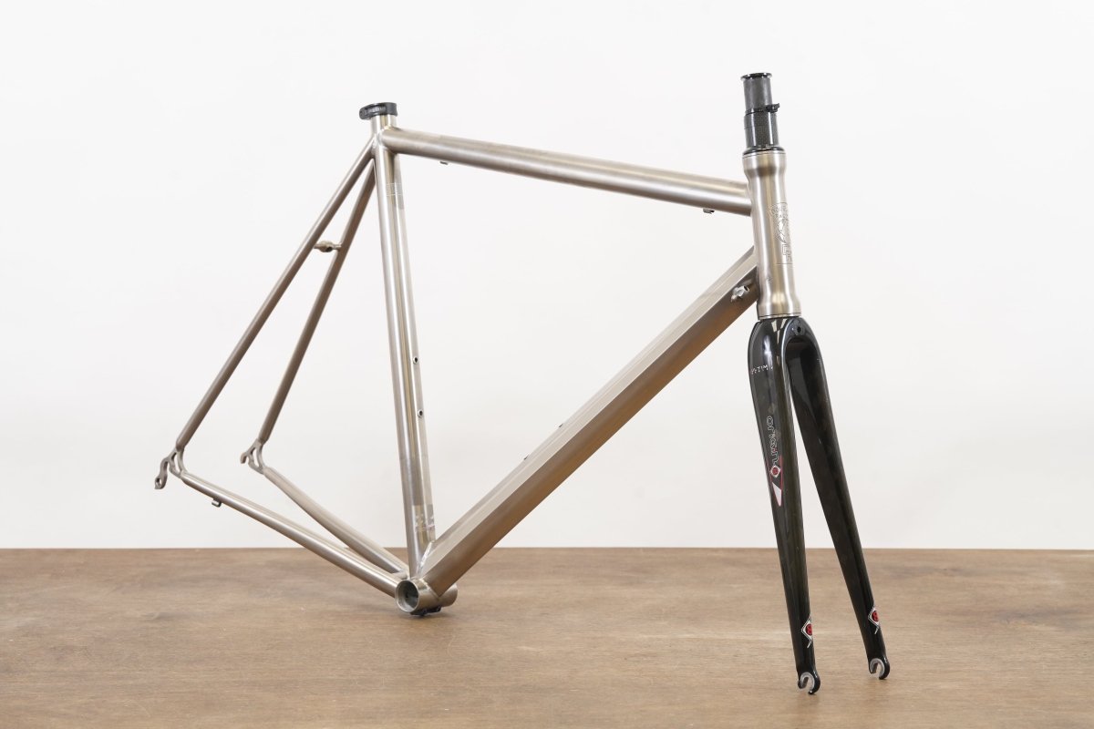 58cm Douglas Racing Titanium Rim Brake Road Frameset