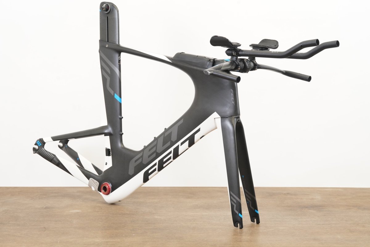 58cm Felt IA10 Carbon Aero Rim TT Triathlon Frameset IA + Cockpit