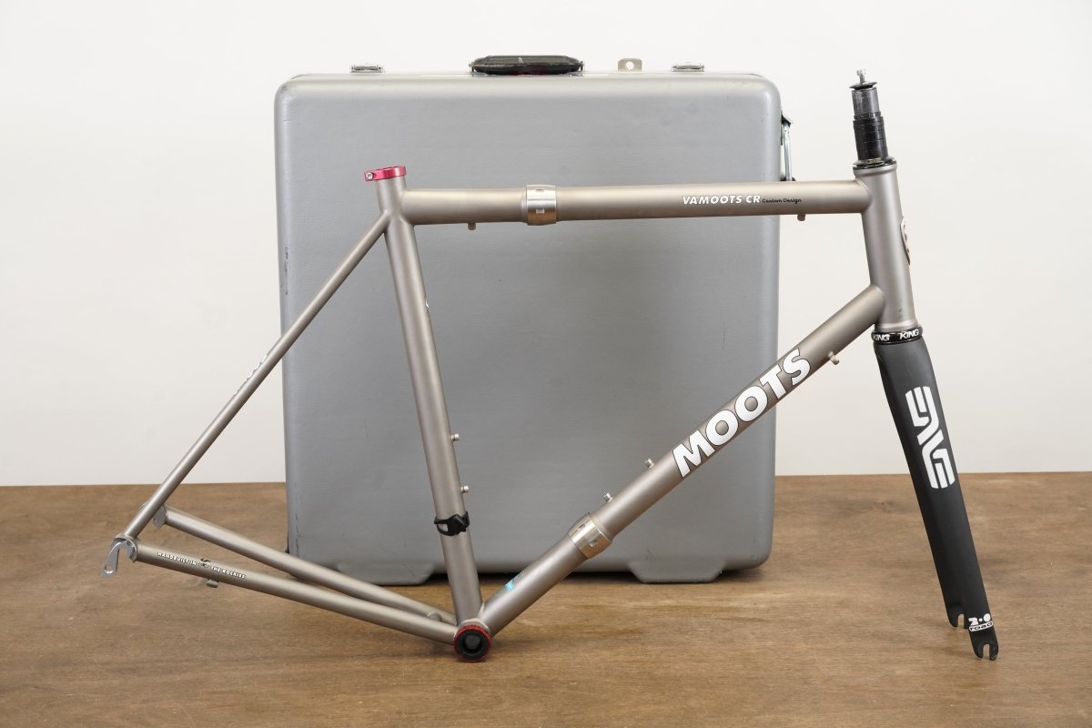 58cm Moots Vamoots CR S&S Coupler Titanium Rim Brake Road Frameset + Travel Case