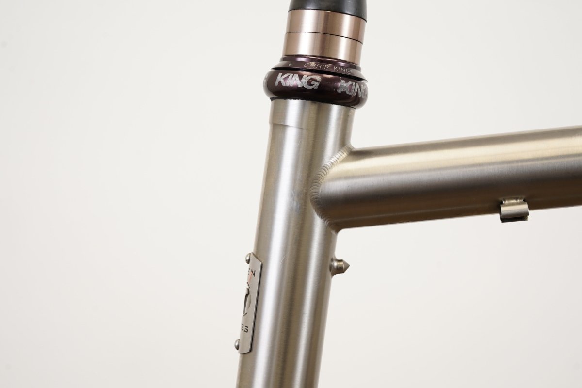 58cm Seven Odonata Titanium Carbon Rim Brake Road Frameset