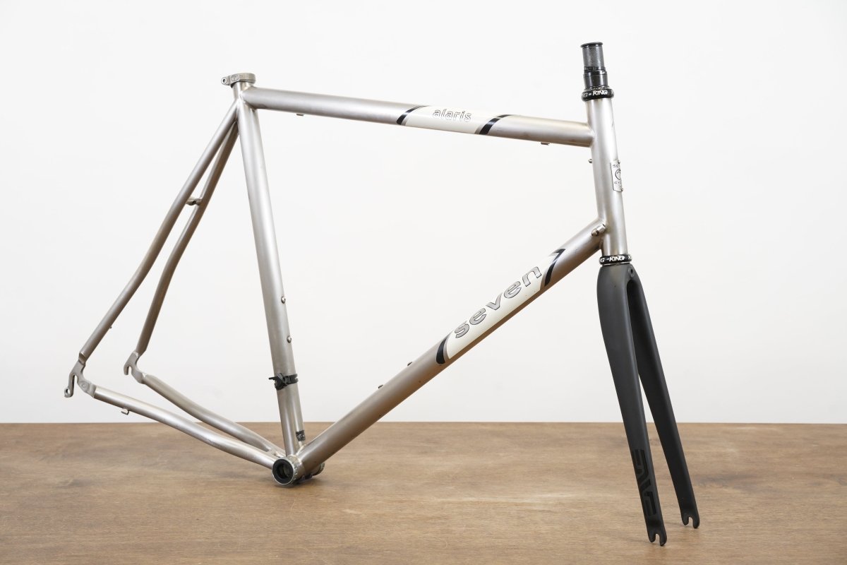 62cm Seven Alaris ENVE Titanium Rim Brake Road Frameset