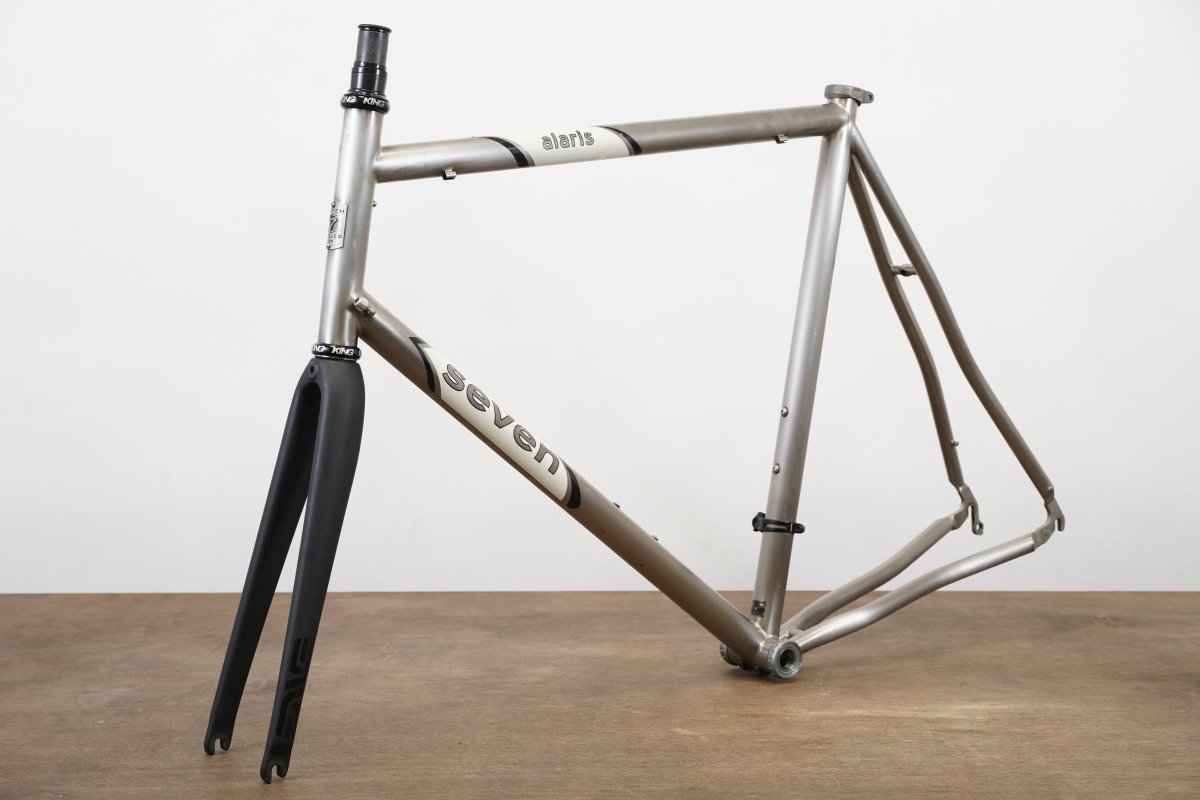 62cm Seven Alaris ENVE Titanium Rim Brake Road Frameset