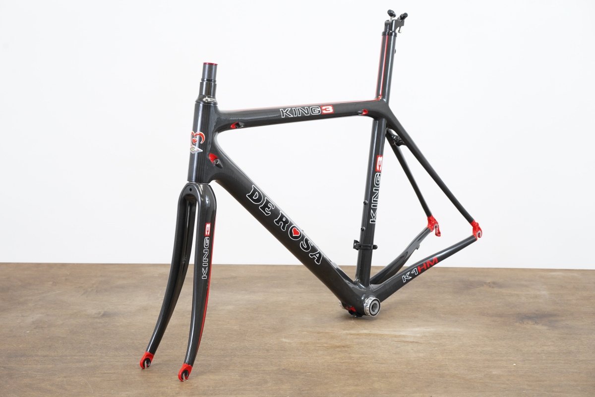 66cm (L/XL) De Rosa King 3 Carbon Rim Brake Road Frameset