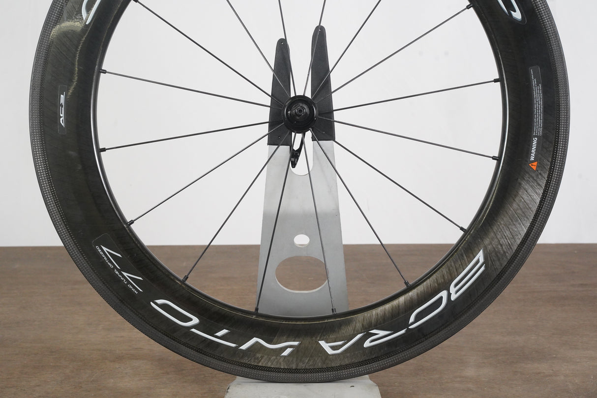 FRONT Campagnolo Bora WTO 77 Carbon Tubeless Clincher Rim Brake Wheel