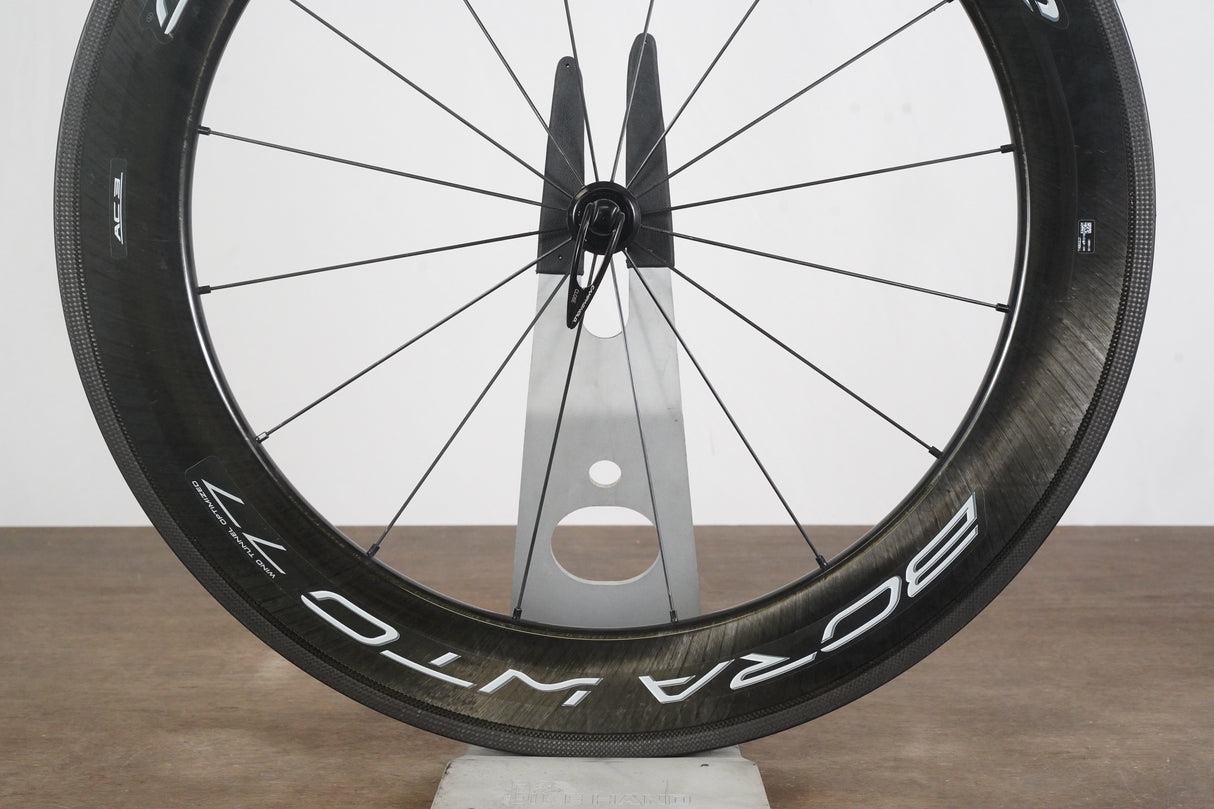 FRONT Campagnolo Bora WTO 77 Carbon Tubeless Clincher Rim Brake Wheel