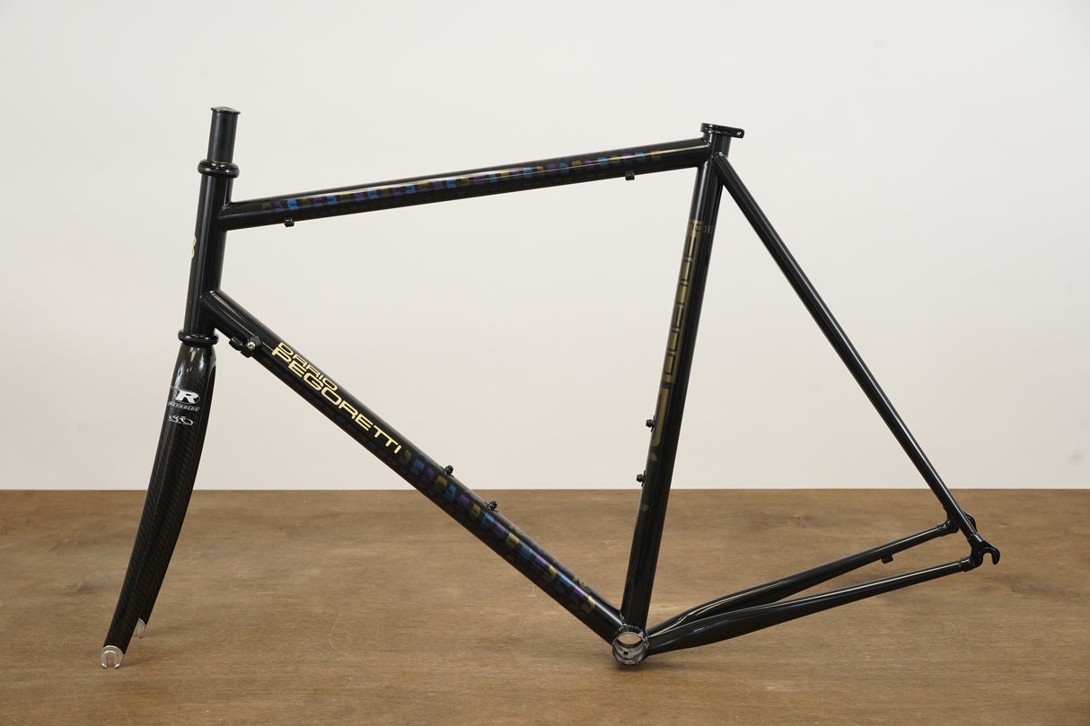2008 57cm Dario Pegoretti Duende Ethnico Columbus Steel Rim Brake Frameset