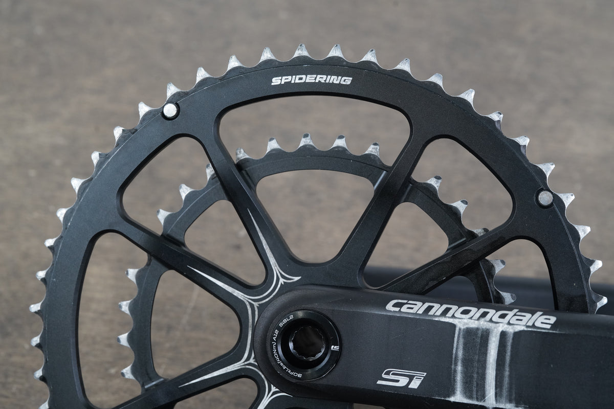 172.5mm 52/36T BB30 Cannondale Si Spidering Hollowgram Road Crankset 618g