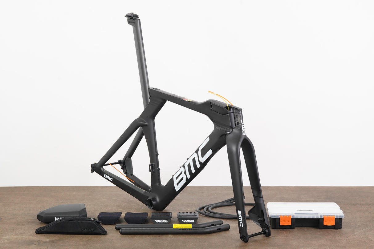 NEW 2021 S (Small) BMC Timemachine TM01 Disc Team FRS Frameset CBN-WHT-BLK