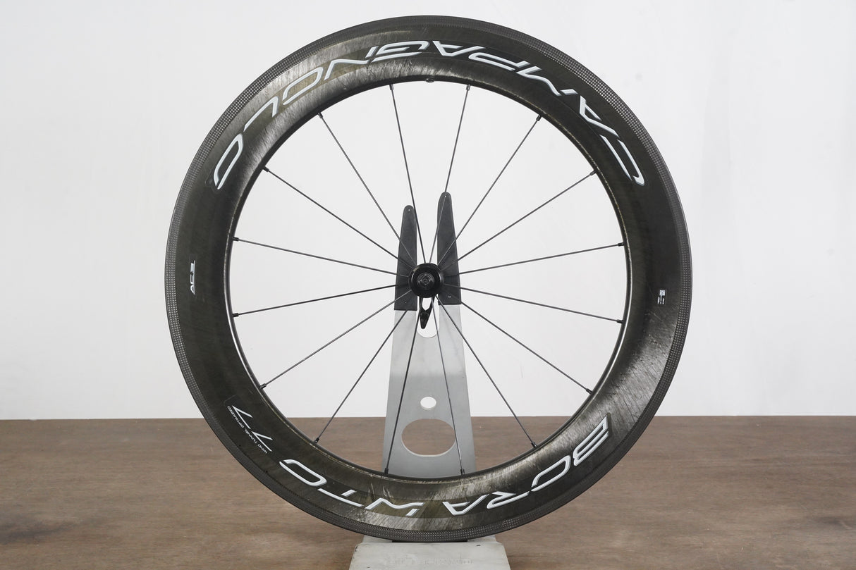 FRONT Campagnolo Bora WTO 77 Carbon Tubeless Clincher Rim Brake Wheel