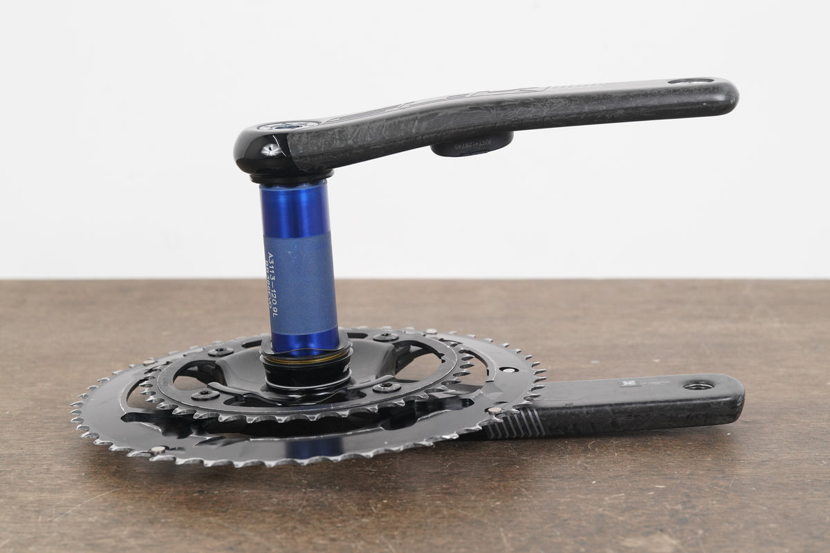 175mm 52/36T BB386 FSA SL-K Light Carbon 4iiii Power Meter Road Crankset SLK 672g