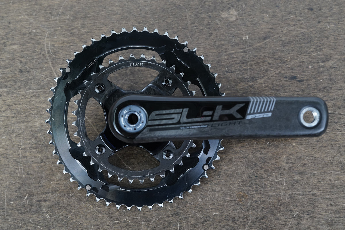175mm 52/36T BB386 FSA SL-K Light Carbon 4iiii Power Meter Road Crankset SLK 672g