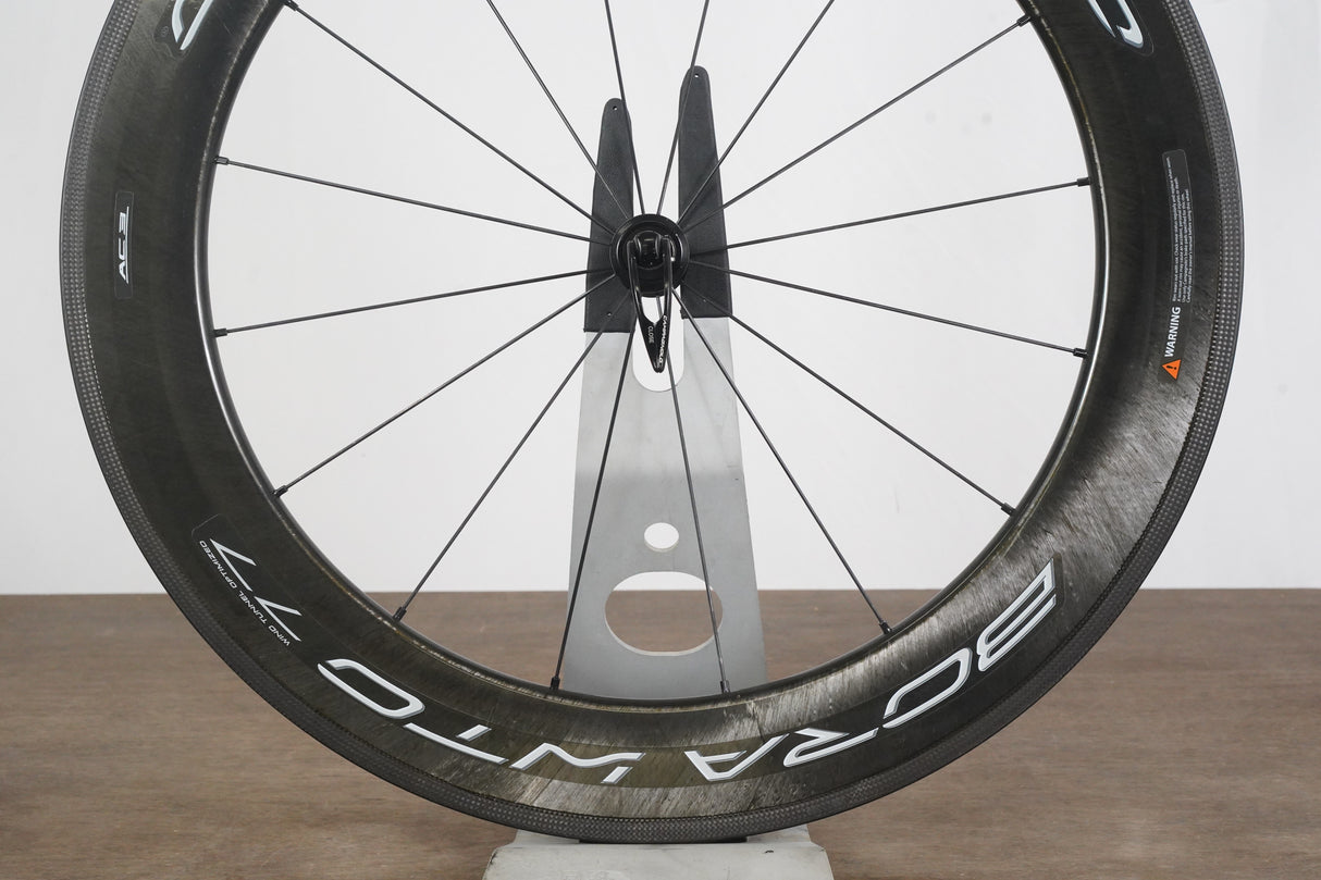 FRONT Campagnolo Bora WTO 77 Carbon Tubeless Clincher Rim Brake Wheel