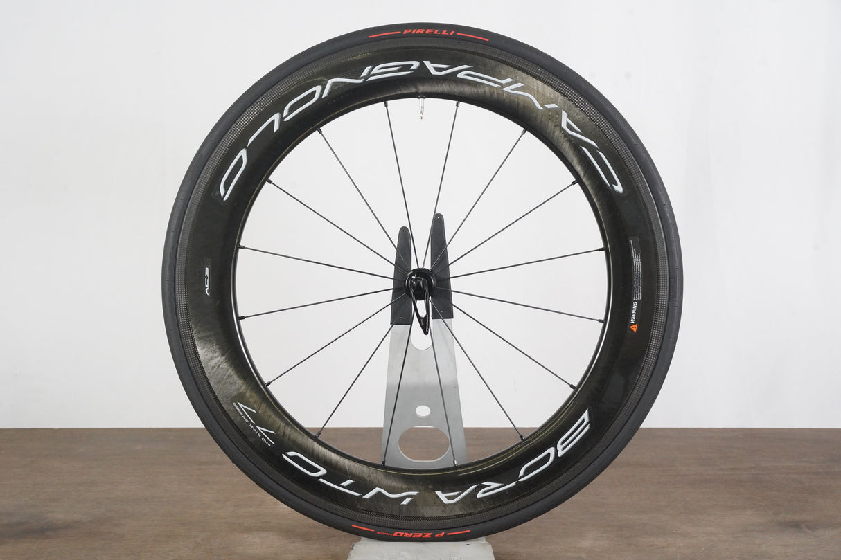 FRONT Campagnolo Bora WTO 77 Carbon Tubeless Clincher Rim Brake Wheel