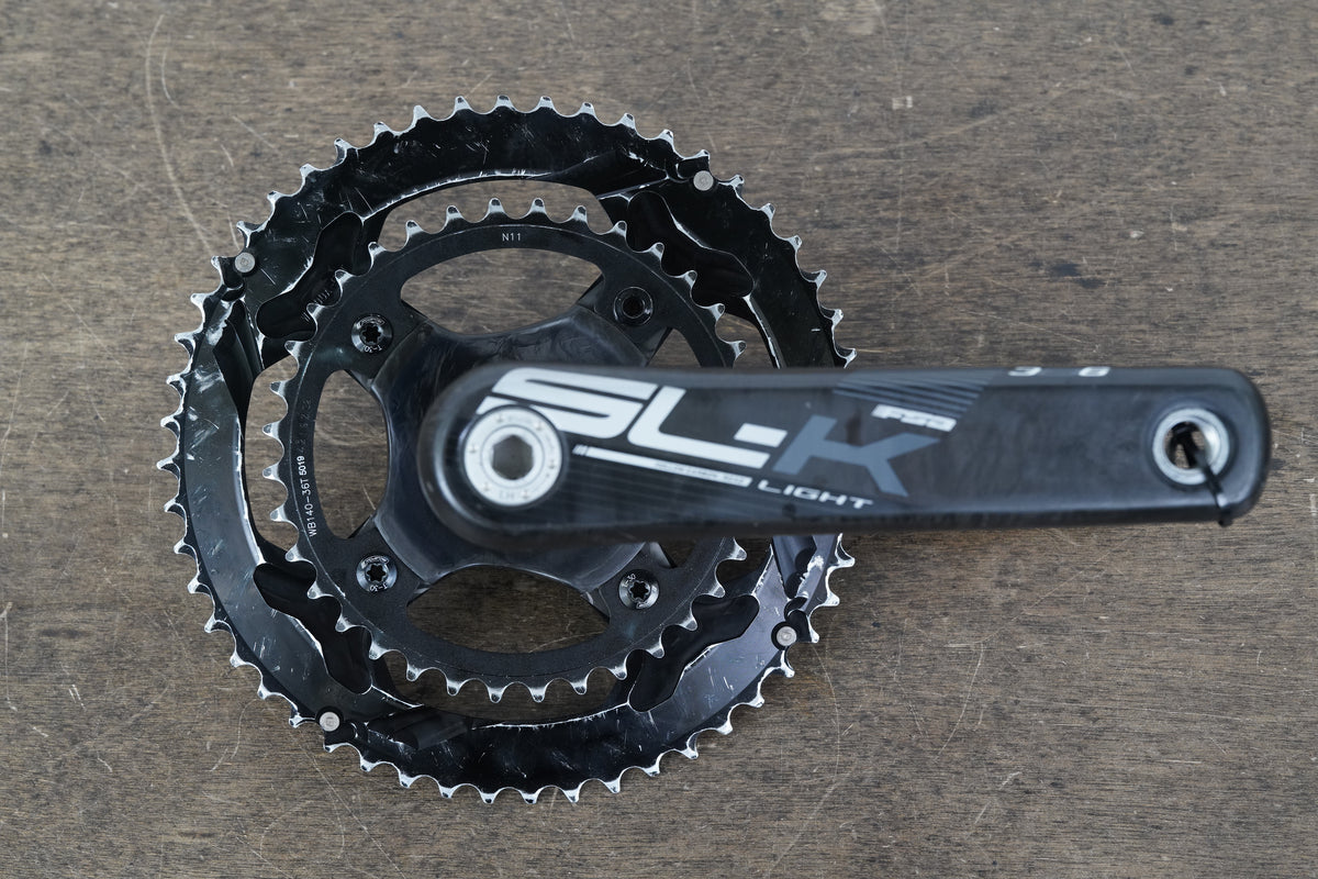 172.5mm 52/36T BB386 FSA SL-K Light Carbon Road Crankset SLK 599g