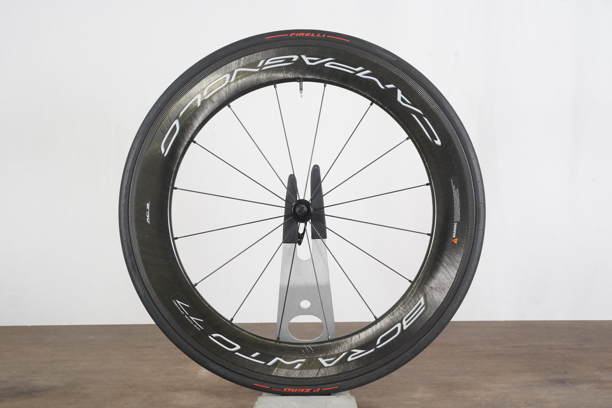 FRONT Campagnolo Bora WTO 77 Carbon Tubeless Clincher Rim Brake Wheel