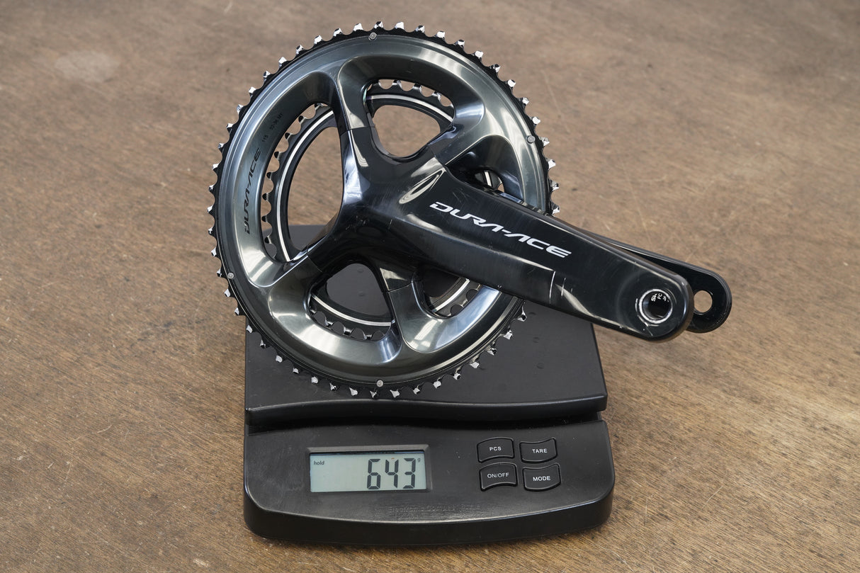 172.5mm 52/36T Shimano Dura-Ace FC-R9100 11 Speed Crankset 9100 643g