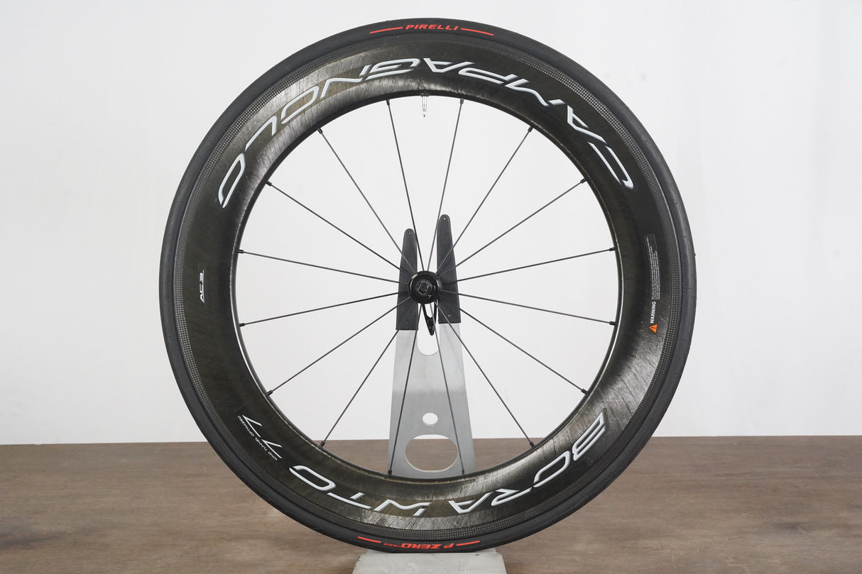 FRONT Campagnolo Bora WTO 77 Carbon Tubeless Clincher Rim Brake Wheel