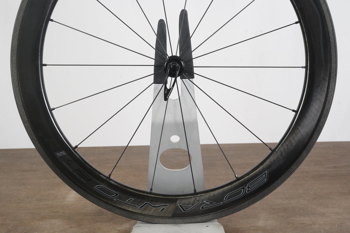 FRONT Campagnolo Bora WTO 60 Carbon Tubeless Clincher Rim Brake Wheel