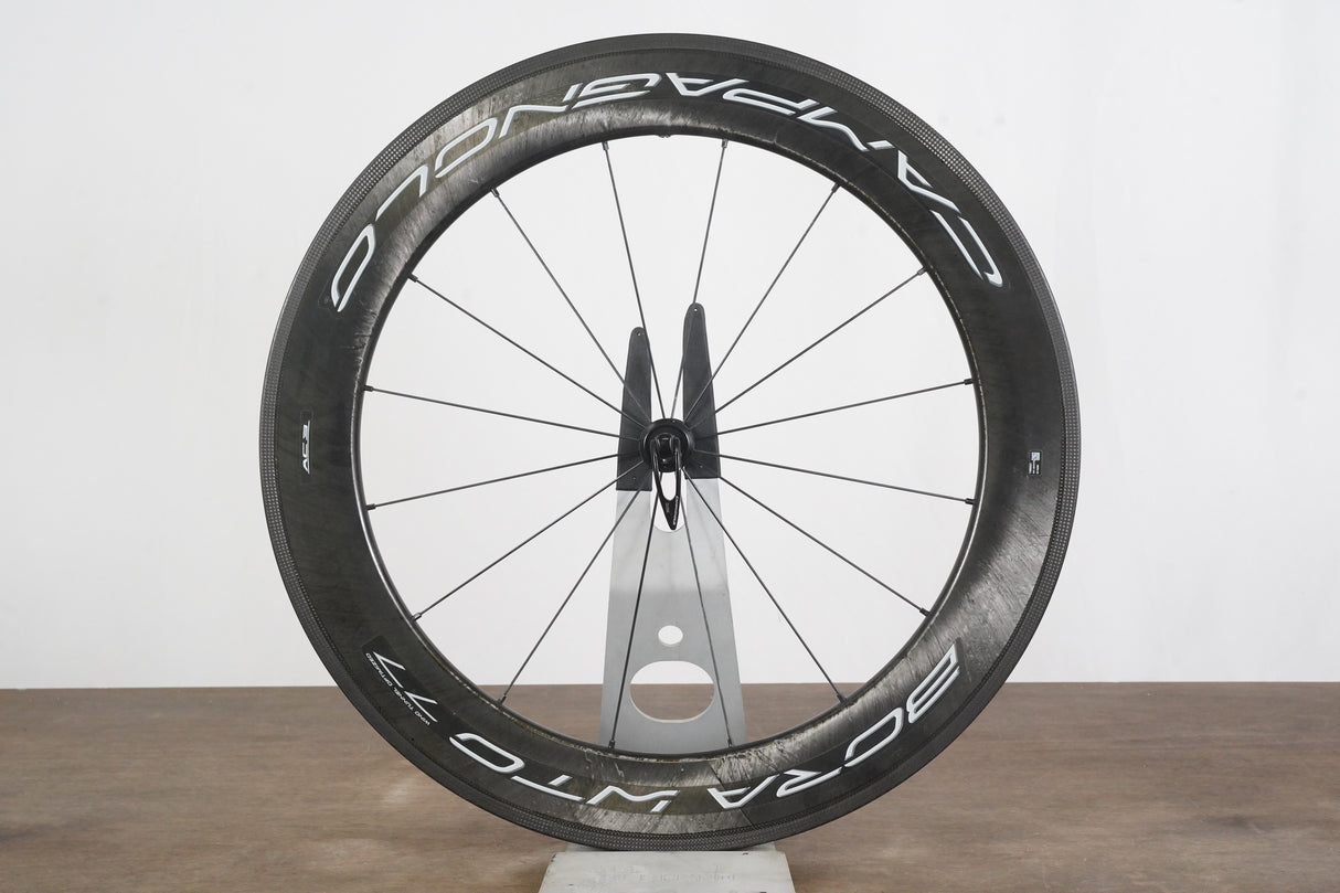 FRONT Campagnolo Bora WTO 77 Carbon Tubeless Clincher Rim Brake Wheel
