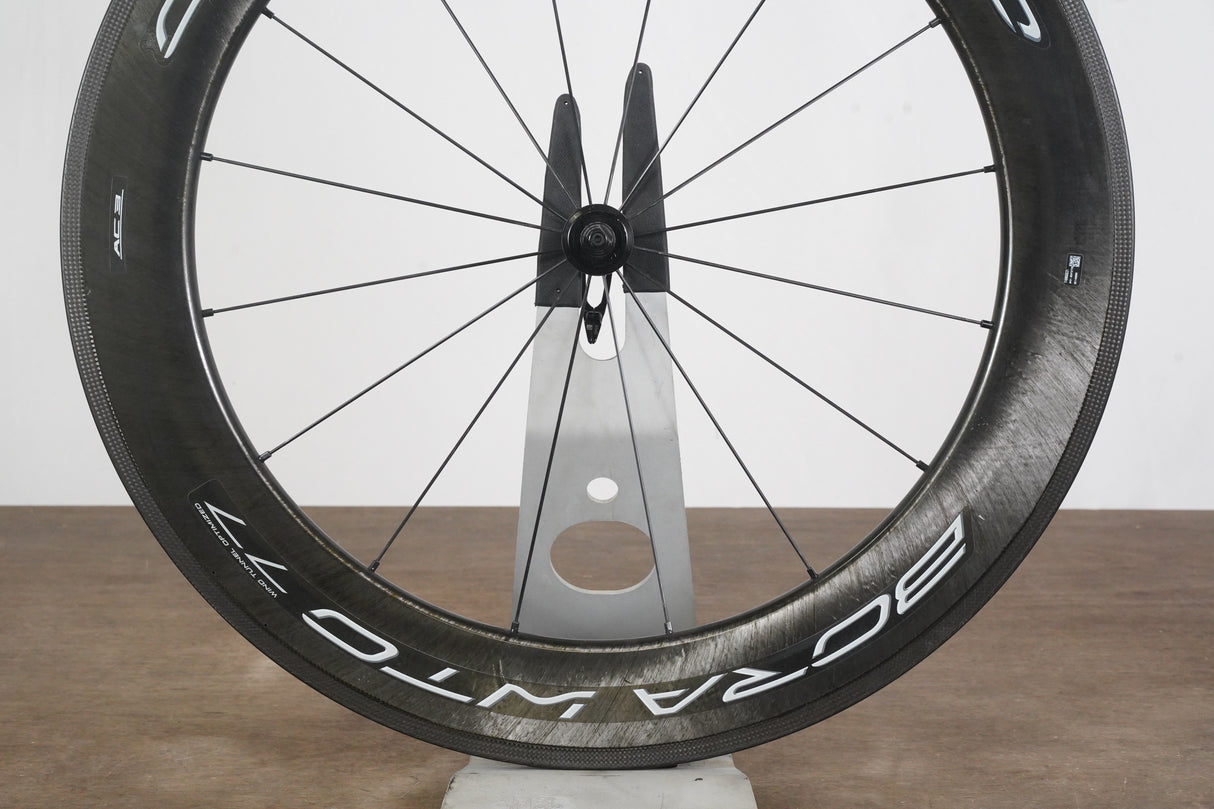 FRONT Campagnolo Bora WTO 77 Carbon Tubeless Clincher Rim Brake Wheel