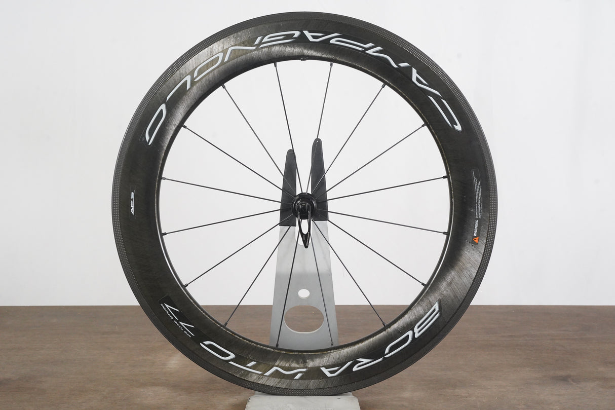 FRONT Campagnolo Bora WTO 77 Carbon Tubeless Clincher Rim Brake Wheel