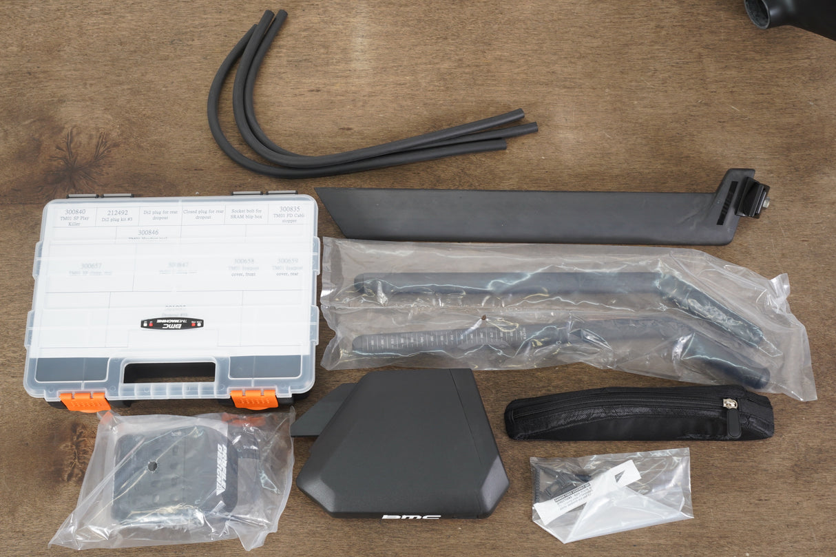 NEW 2020 M-L BMC Timemachine TM01 Disc Team FRS Frameset CBN-WHT-BLK