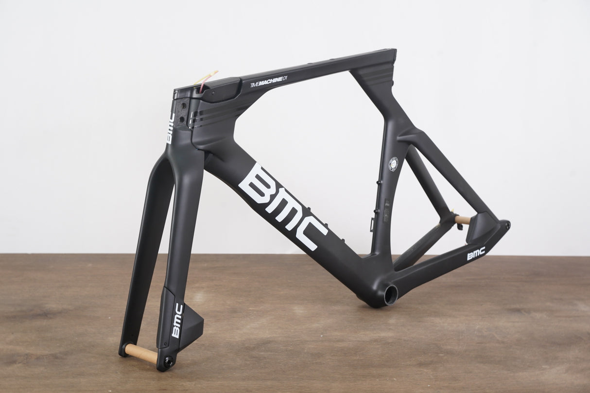 NEW 2020 M-L BMC Timemachine TM01 Disc Team FRS Frameset CBN-WHT-BLK