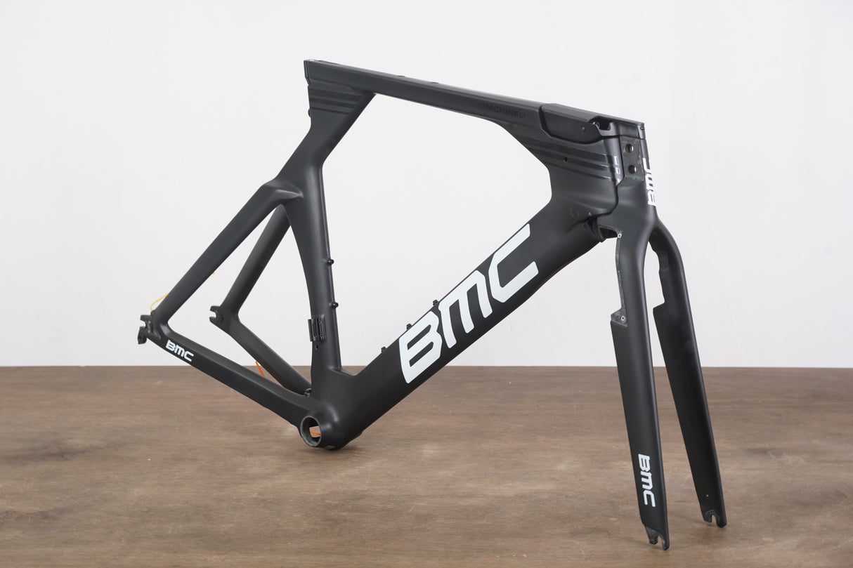 NEW 2019 M-L BMC Timemachine TM01 Rim Team FRS Frameset CBN-WHT-BLK