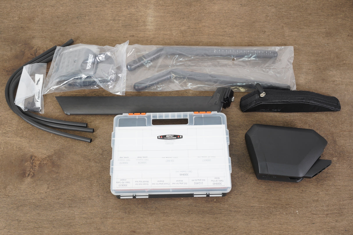 NEW 2020 L (Large) BMC Timemachine TM01 FRS Disc FRS Frameset CBN-WHT-BLK